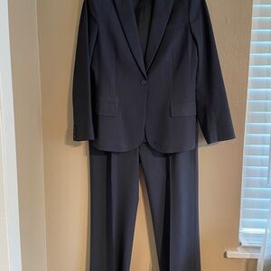Theory 2 - piece navy suit.  Size 10.